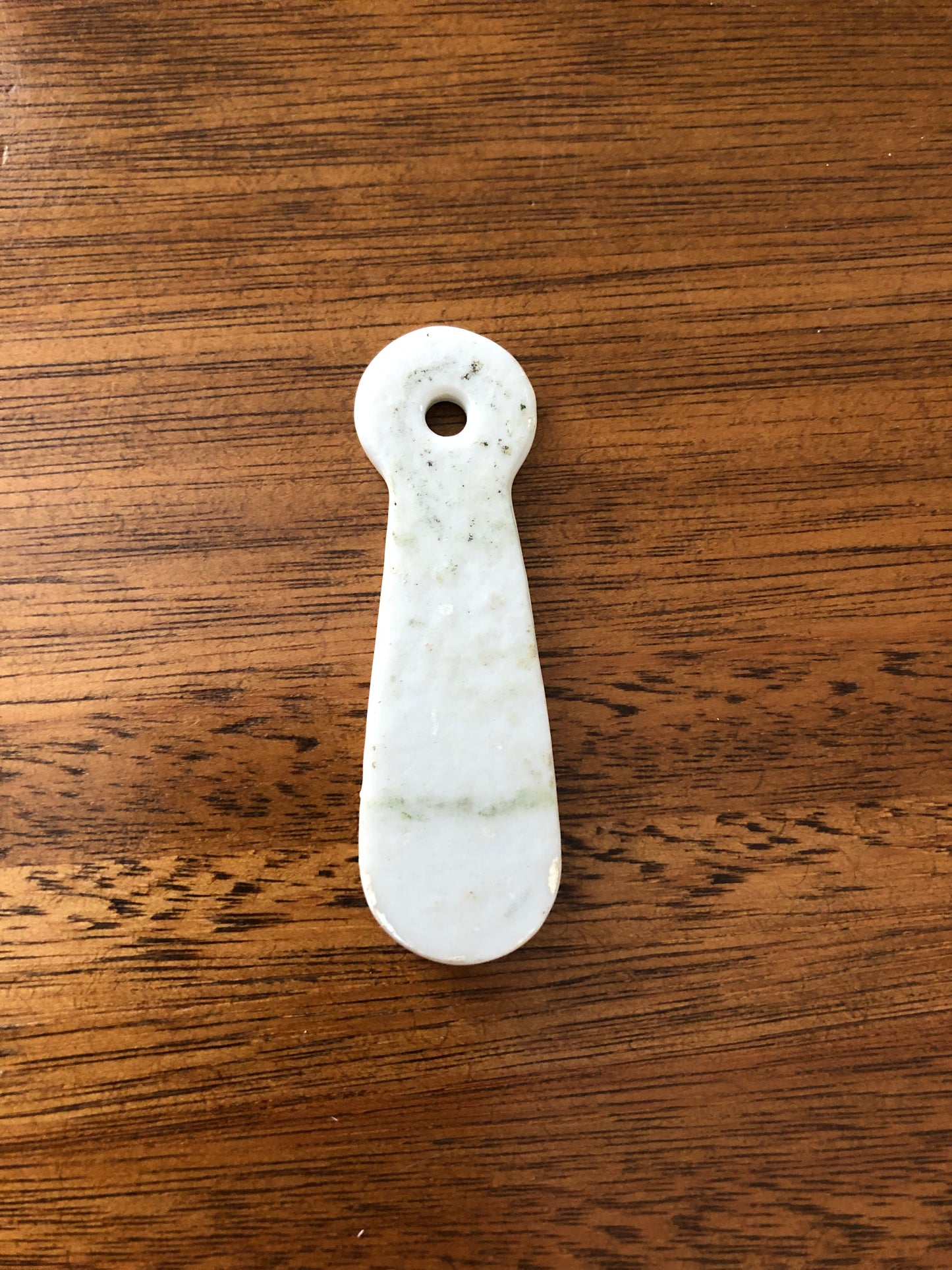 Vintage ceramic keyhole cover with gold detailing