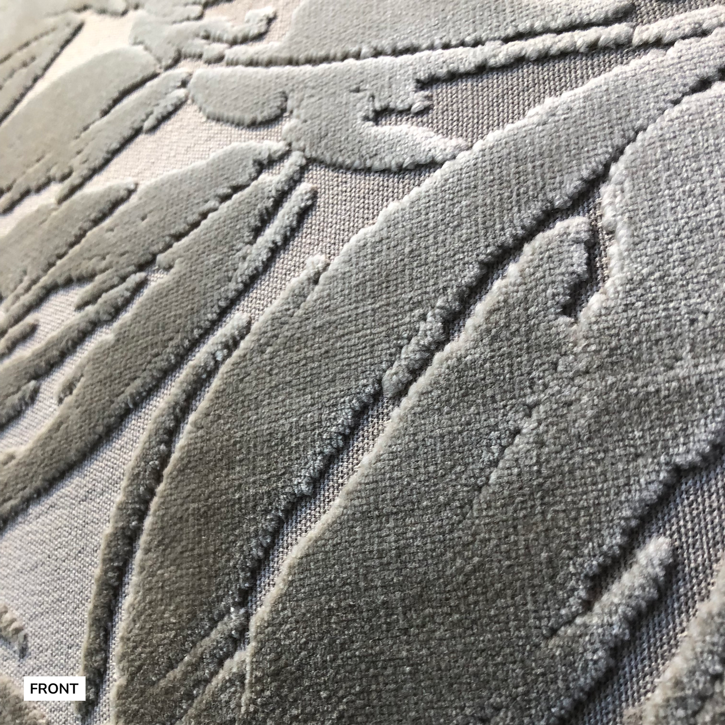 Luscious Leaves Cushion Cover in Angora Cream